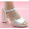 Brisa 8cm sandalias de novia
