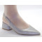 Mar zapato de fiesta ancho especial plata