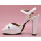 Coral 11cm sandalias de novia