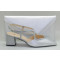 Evelyn zapato de fiesta ancho especial plata