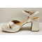Coral 8cm sandalias de novia cava