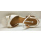 Coral 8cm sandalias de novia cava