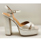 Coral 12cm sandalias de novia y fiesta cava