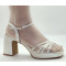 Ada 8 cm sandalia de novia y fiesta cava