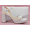 Ada bolso de fiesta, plata blanco