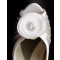 A_107 Flor de raso con perlas y pedrería: broche para zapatos, shoe clip