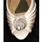 A_69 Broche de pedrería con perla: adornos para zapatos, shoe clip