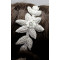Tiara / diadema bordada con flor