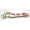 C_73 tiara flexible de novia con flores blancas y rosas