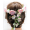 C_73 tiara flexible de novia con flores blancas y rosas
