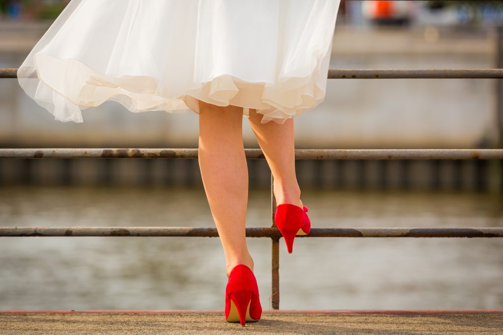 zapatos de fiesta rojos